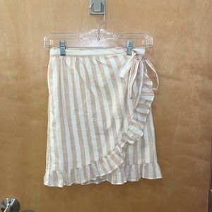 J Crew striped skirt